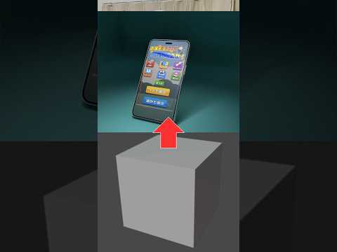 四角いブロックから最新のiPhoneを生み出してみた🤣#きー坊3D #blender #iphone16 #shorts
