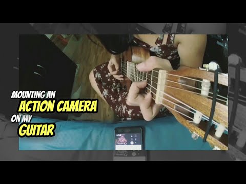 Mounting Action Camera On Guitar Headstock