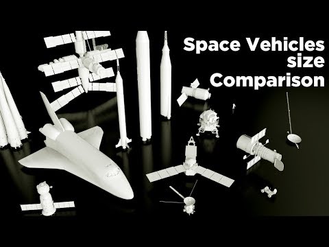 SPACE VEHICLES - 3D Comparison