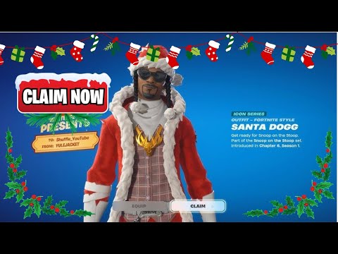 Get FREE Santa Snoop Dogg Skin in Fortnite Winterfest NOW