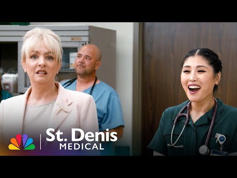 Joyce Tries to Stall When a Special Guest Gets Delayed | St. Denis Medical | NBC