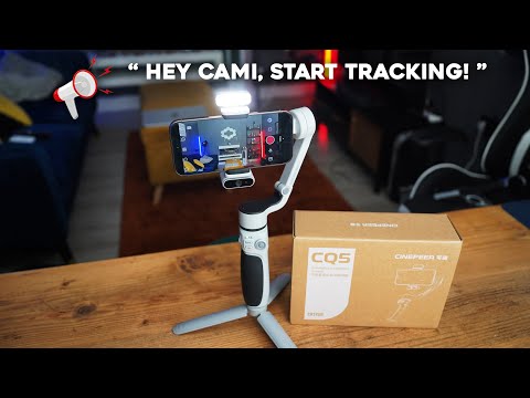 Cinepeer CQ5 - AI Voice Powered Smartphone Gimbal Review!