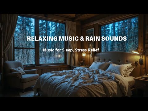 Deep Sleep Music with Soothing Piano and Rain Sounds for Insomnia Relief