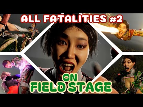 All FATALITIES #2 on NEW Field Stage - Mortal Kombat 1