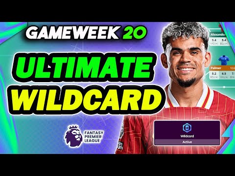 THE ULTIMATE GAMEWEEK 20 WILDCARD GUIDE | 97% AI RATING 🤖 | Fantasy Premier League 2024/25