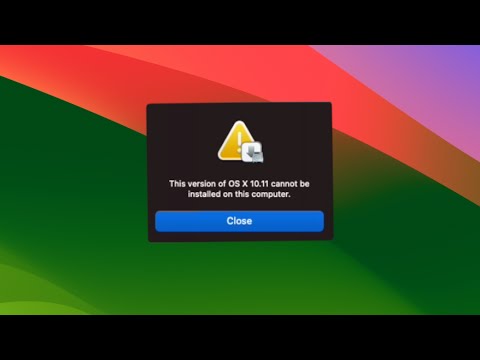 How to fix - This Version of macOS Cannot Be Installed On This Computer