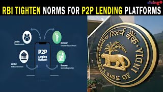 RBI Tightens Norms For P2P Lending | RizingTV