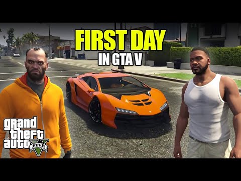 FIRST DAY IN LOS SANTOS | FIRST EPISODE OF GTA V #1