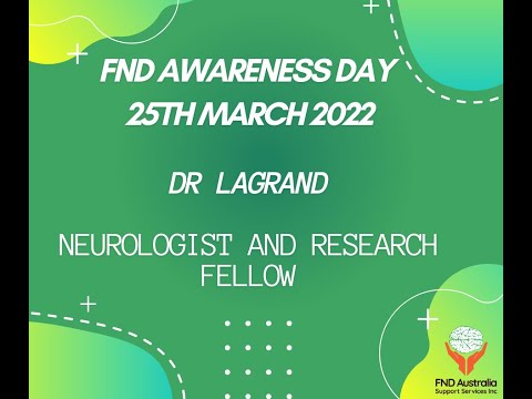 Interview with Dr LaGrand and FND Aus