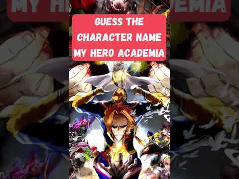 ANIME CHARACTER QUIZ | MY HERO ACADEMIA