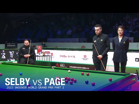 Mark Selby vs Jackson Page 2025 Snooker World Grand Prix Part 2