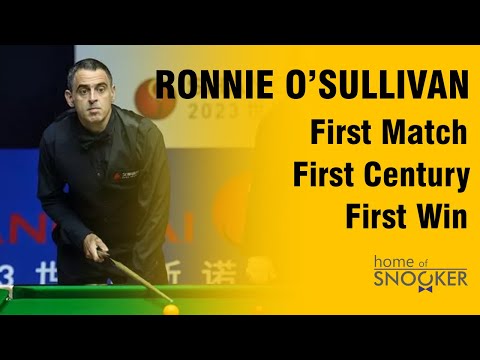 Ronnie O'Sullivan: First Match, First Century, First Win || 2023 Snooker Shanghai Masters