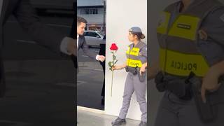 Oh My God😰Police Pranking Gone Wrong😳😅Wait for Her Dimple at the End❤️😘 #shorts #prank #funny