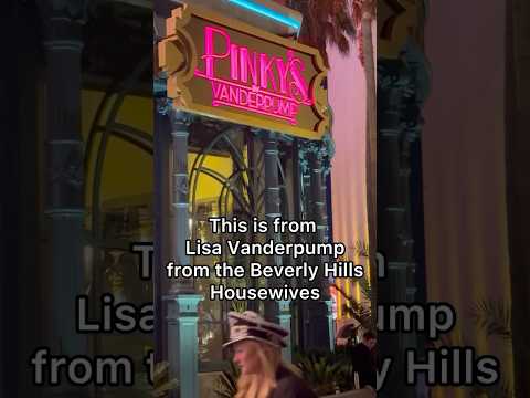 Brand New Pinky’s Vanderpump Bar in Las Vegas #lisavanderpump #vanderpumppinky’s #lasvegasbars