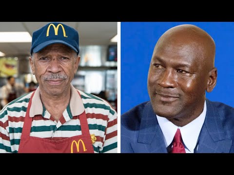 Michael Jordan Discovers His Childhood Friend Working at McDonalds – His Next Move Shocks Everyone