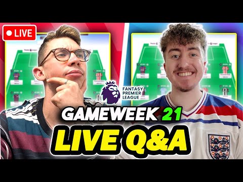 LIVE GAMEWEEK 21 Q&A WITH @GoldenGoalFF  | Fantasy Premier League 2024/25