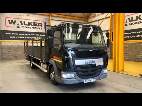 New In Stocklist For Sale: DAF LF 150 *EURO 6*, 7.5 TONNE 4X2 DROPSIDE FLATBED – 2017 – DF17 PLU