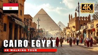 4K Egypt Walking Tour - Giza Revealed: Inside The Great Pyramids of Egypt | 4K HDR 60fps