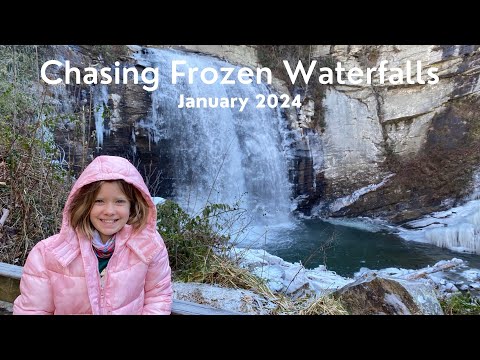 January 2024 — Frozen Waterfalls (Looking Glass Falls and Moore Cove Falls)