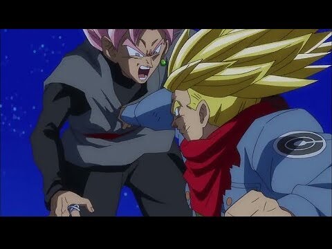 Future Trunks defeats Black