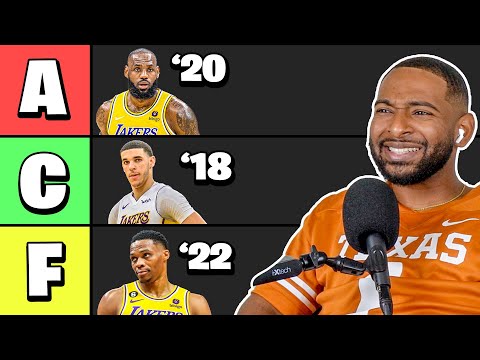 We Put The Last 10 Lakers Point Guards In An NBA Tier List