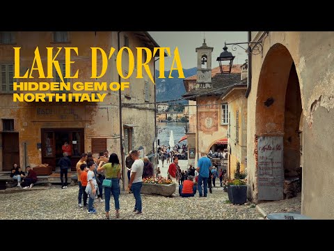 Italy’s Secret Gem: Discover Lake d’Orta, Walking Tour - 4K