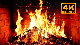 🔥 Cozy Fireplace 4K (12 HOURS). Fireplace with Crackling Fire Sounds. Fireplace Ambience