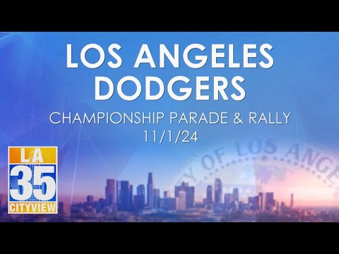 Los Angeles Dodgers Championship Parade and Rally 11/1/24