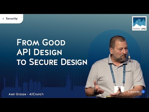 From Good API Design to Secure Design