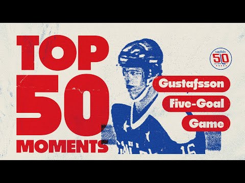 Capitals Top 50 Moments | Gustafsson Five-Goal Game