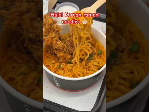 Halal Korean ramen noodles 🍜