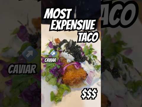 MOST EXPENSIVE TACO 😱🌮