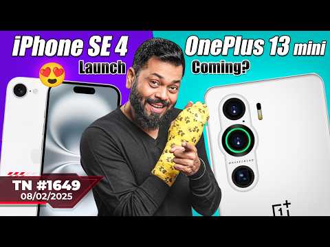 iPhone SE 4 Launch😍,OnePlus 13 mini Coming?,vivo X200 Ultra 🤯,realme P3 Pro,vivo V50 Launch-#TTN1649