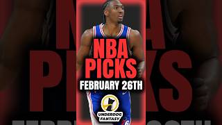 BEST Underdog NBA Picks Today (2/26/25) | Underdog Fantasy Promo Code