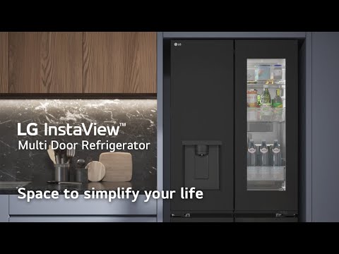 LG InstaView™ Multi Door Refrigerator - Space to simplify your life