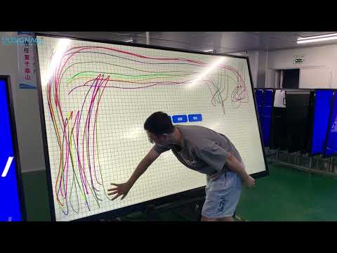 110 inch wall mount touch test, 10.1 icnh to 110 inch wall mount display, support touch. Test video