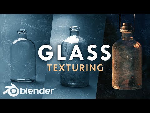 Create GLASS TEXTURES with IMPERFECTIONS! Complete Guide! | Blender 3D Tutorial