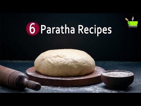 6 Paratha Recipes for Dinner | Easy Paratha Recipes | 10 mins instant dinner  | Lunch Box Recipes