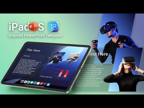 iPadOS 18 Inspired Template| Aesthetic PowerPoint Presentation| FREE TEMPLATE