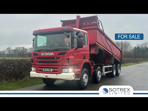 For Sale - New Stock From Sotrex: Scania P410 8 X 4 Steel Tipper