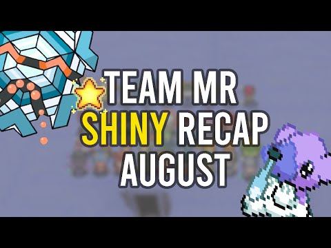 TEAM MR SHINY RECAP : AUGUST  | PokeMMO #pokemmo