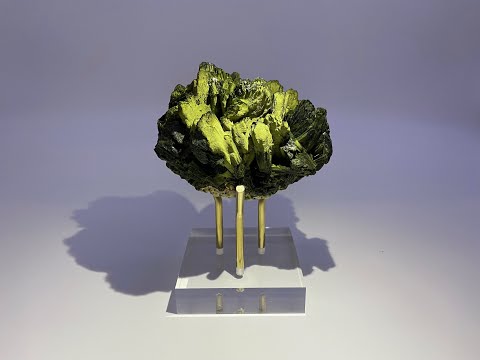 Epidote on Epidote Fine Mineral Specimen, Crystals and Rocks from Madagascar