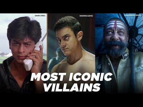 Most Iconic Villains | Shah Rukh Khan | Aamir Khan | Sanjay Dutt