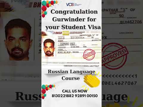 Congrats Gurwinder For Russia Visa | Russia Visa 2025 | Study & Work in Russia #russia #studyvisa