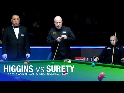 John Higgins vs Zak Surety 2025 Snooker World Open Semi Final Part 1