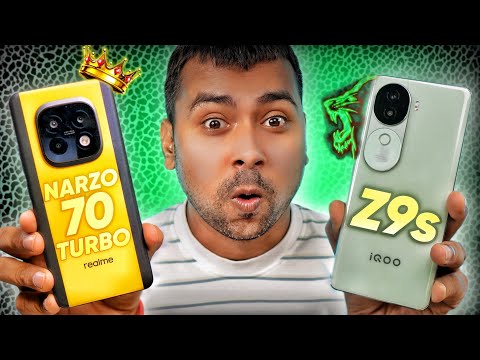 realme Narzo 70 Turbo vs iQOO Z9s Full Comparison - Camera, Battery & Bgmi Pubg Test