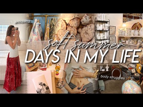 DAYS IN MY LIFE | postpartum body image struggle, errands, cinnamon sugar sourdough, & scrapbooking!