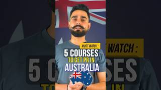 Top 5 Courses For Easy PR in Australia🇦🇺 2024 | #australiastudyvisa #internationalstudent