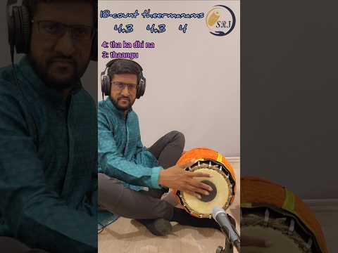 Mridangam Practice - 18- and 19-Count Theermanams in Misra Chapu