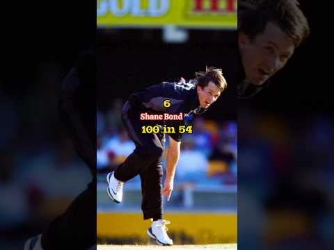 10 bowlers fastest to 100 ODI wickets #fastestbowler #100oDI #ytshorts #shorts